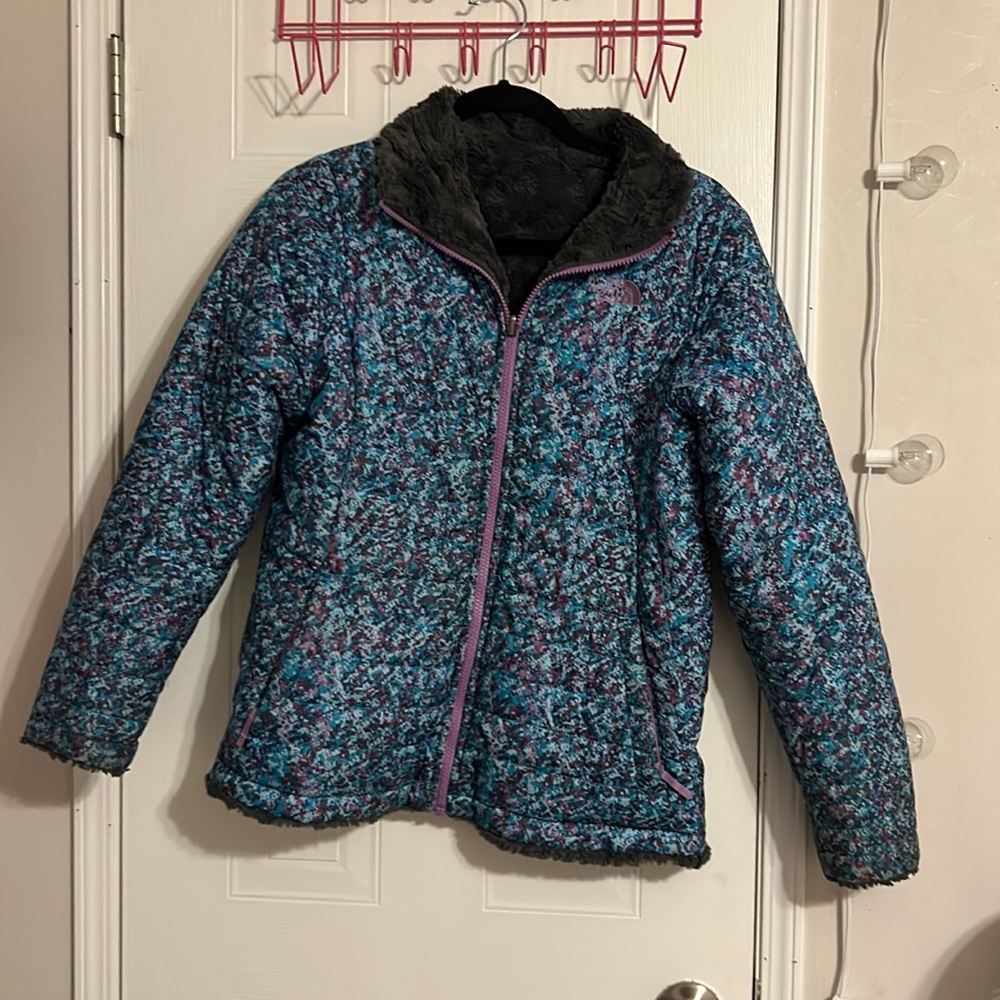 The North Face girl’s reversible coat